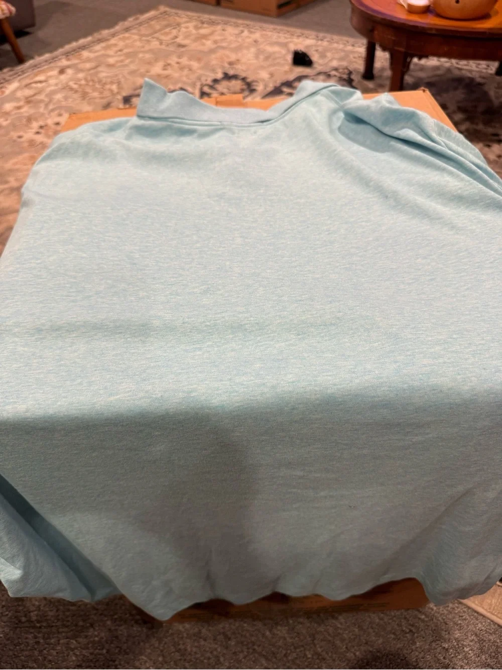 Ralph Lauren Light Blue Polo Shirt with Embroidered Pony